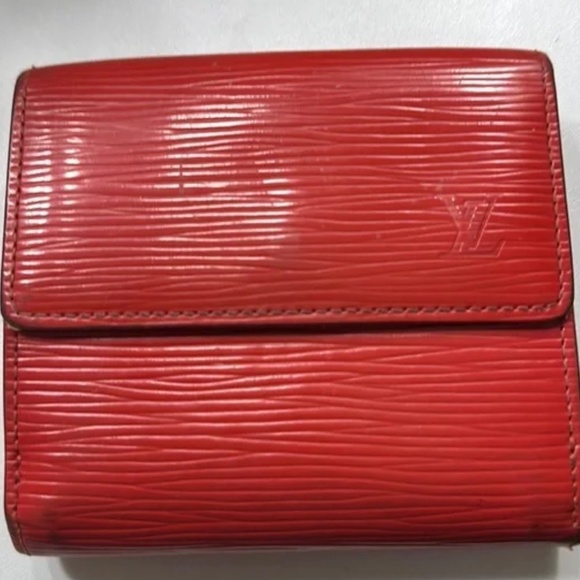 Louis Vuitton Handbags - Authentic Louis Vuitton Red Epi Wallet